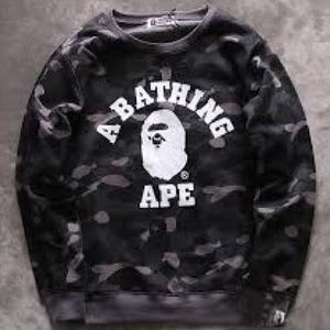 Authentic bape crewneck